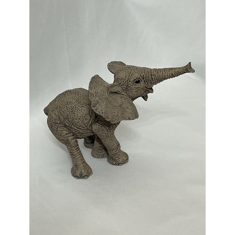 The Herd Boo Baby Elephant‎ Figurine Marty Sculpture Inc 3153 Wildlife Decor